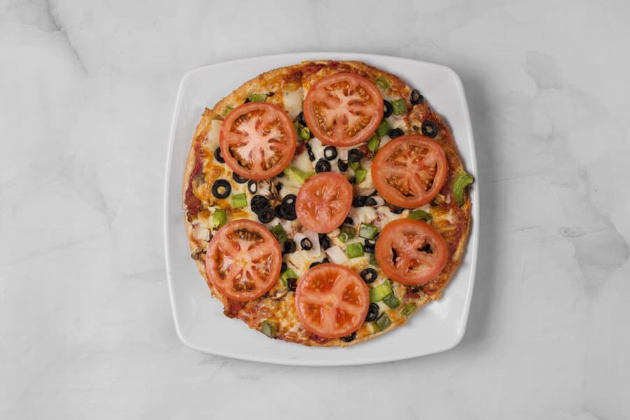 UFO Vegetarian pizza